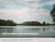 Tablet Screenshot of hotel-einhaus.de